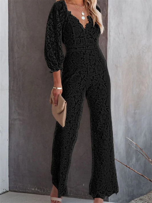Viola™ | Eleganter Jumpsuit mit Spitze