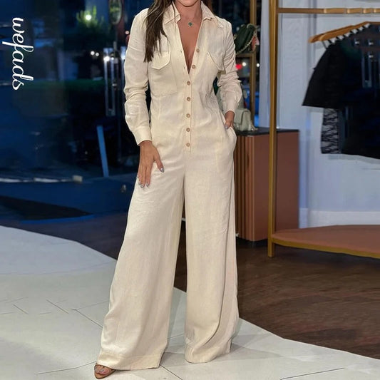 Florence™ | Jumpsuit mit langen Ärmeln