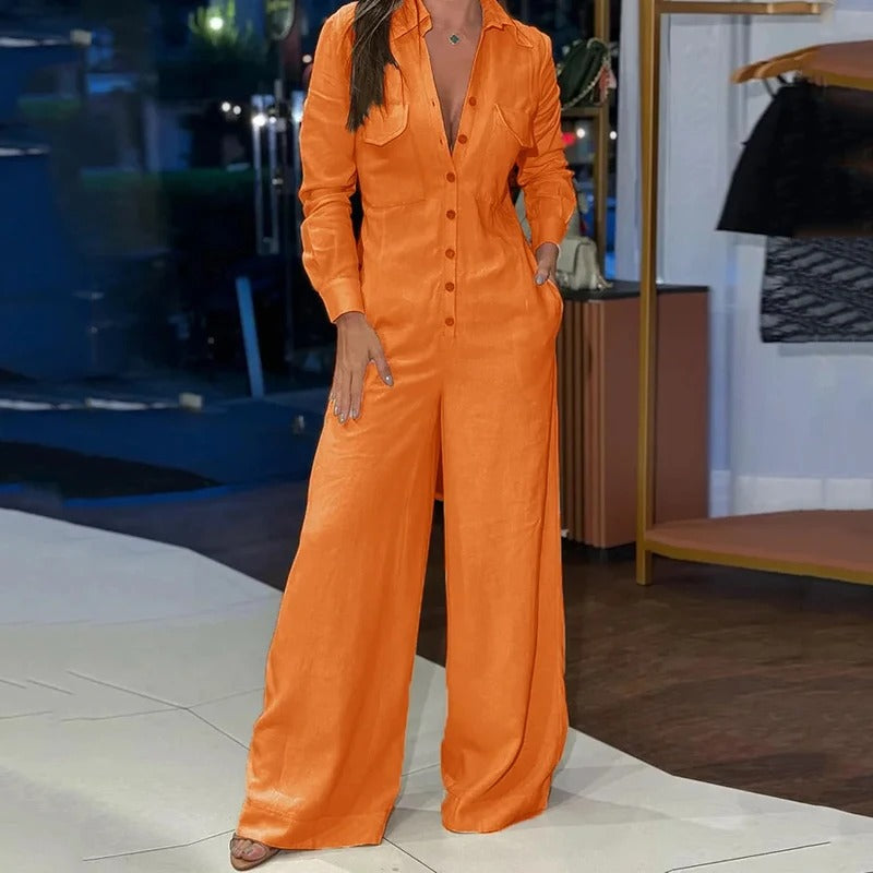 Florence™ | Jumpsuit mit langen Ärmeln