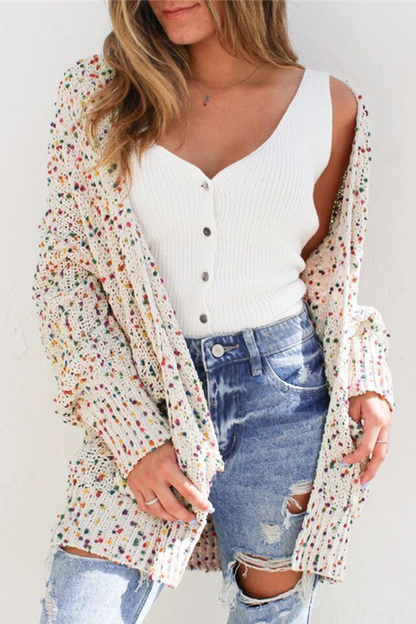 Gebreid™ | Gebreid Cardigan mit Print | Losvallend Design | Comfortabel und Kleurrijk