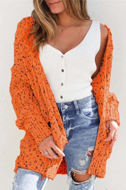 Gebreid™ | Gebreid Cardigan mit Print | Losvallend Design | Comfortabel und Kleurrijk