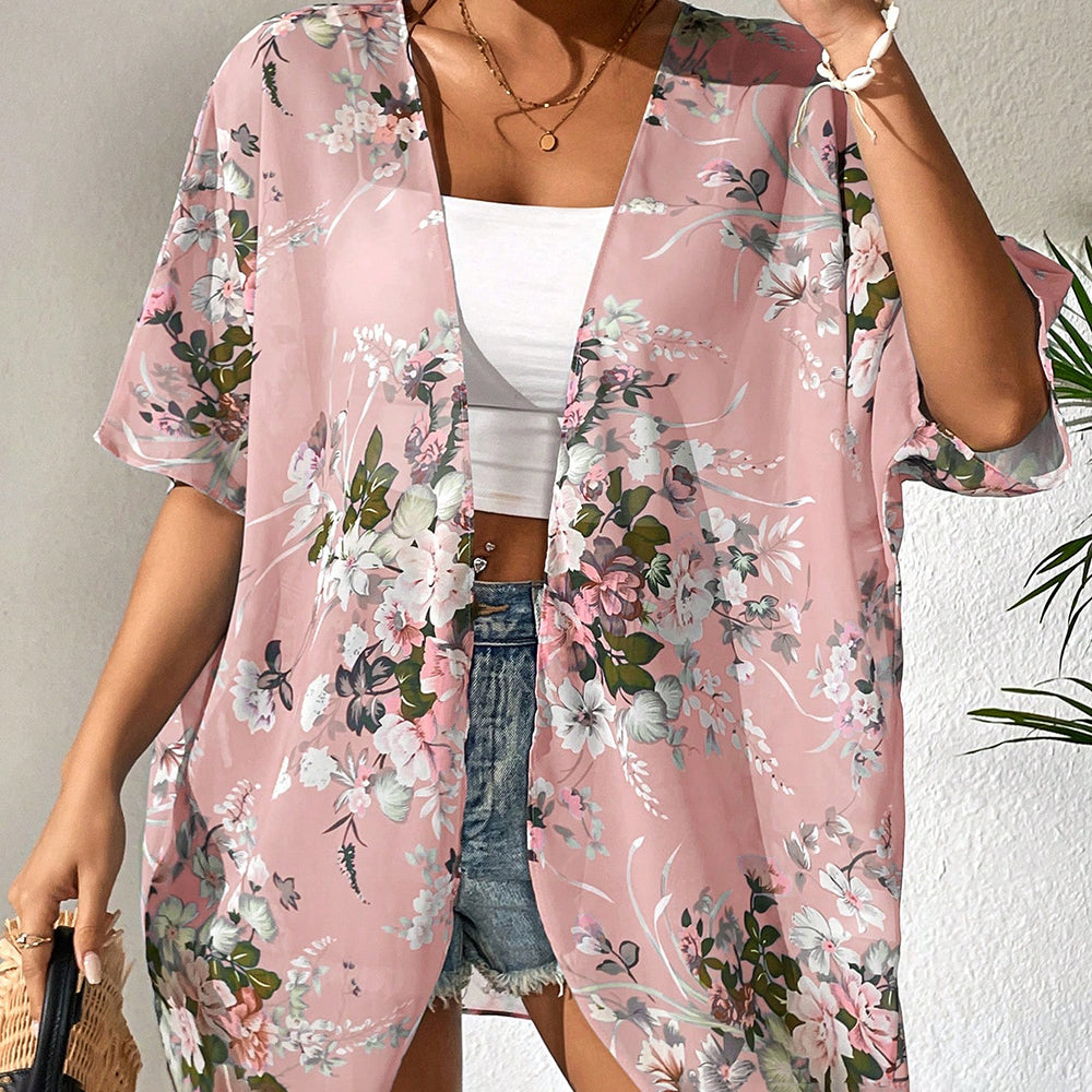 Cora™ | Bedruckte Strandjacke