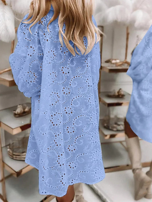 Maelle™ | Sommerbluse mit Stickerei und Knopfleiste