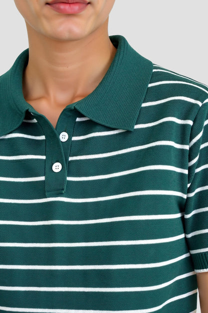 Lorena™ | Polo-Shirt In Dunkelgrün
