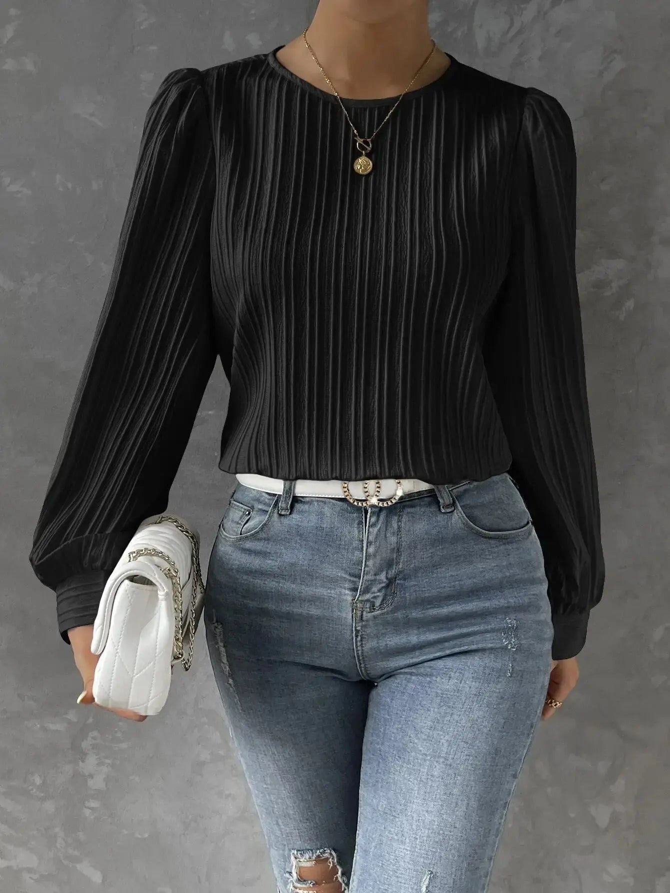 Emma™ | Zeitlose Elegante Bluse