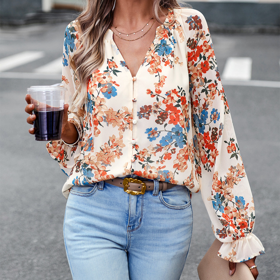 Evangeline™ | Bluse mit Blumenprint