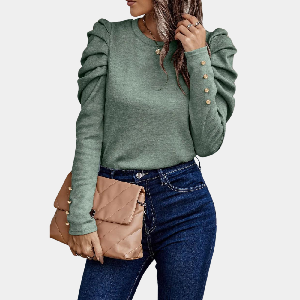 Kim™ | Pullover mit Rüschenärmeln