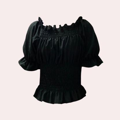 Evelien™ | Off-Shoulder-Top mit Rüschen
