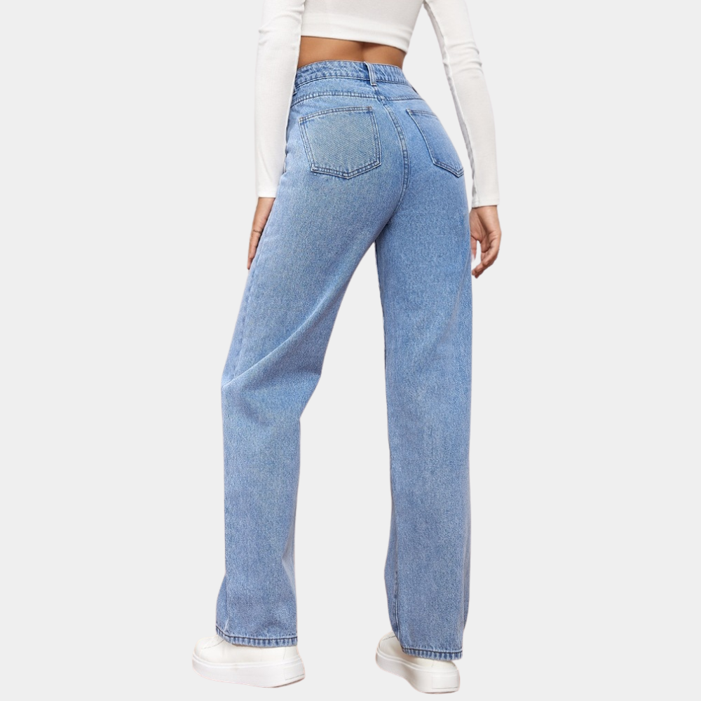 Emma™ | Gerade High-Waist-Jeans