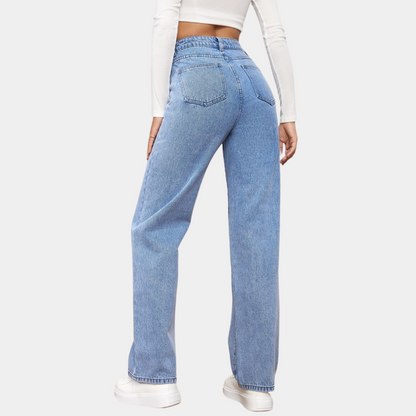 Emma™ | Gerade High-Waist-Jeans