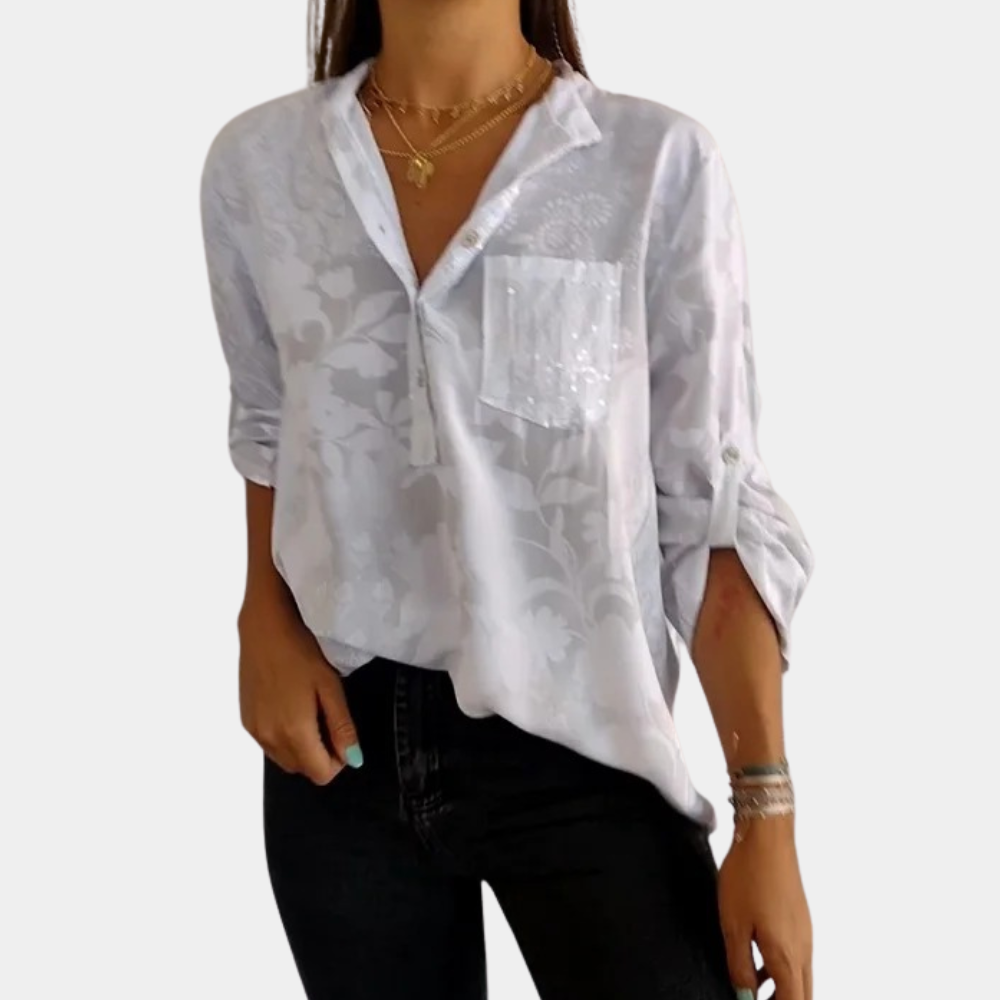 Esme™ | Bluse mit V-Ausschnitt