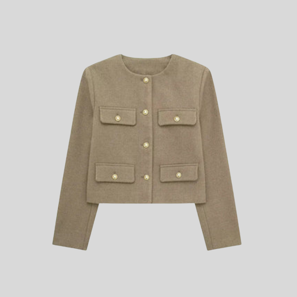 Elise™ | Elise Damenjacke - Zeitlose Tweed Look