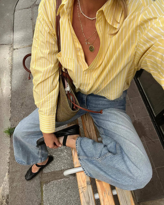 Lunara™ | Gestreifte Bluse