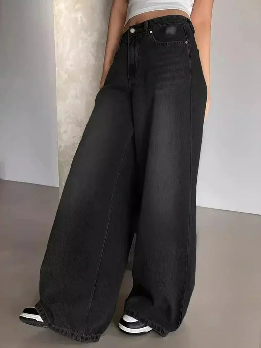 Clara™ | Baggy Wide-Leg-Jeans