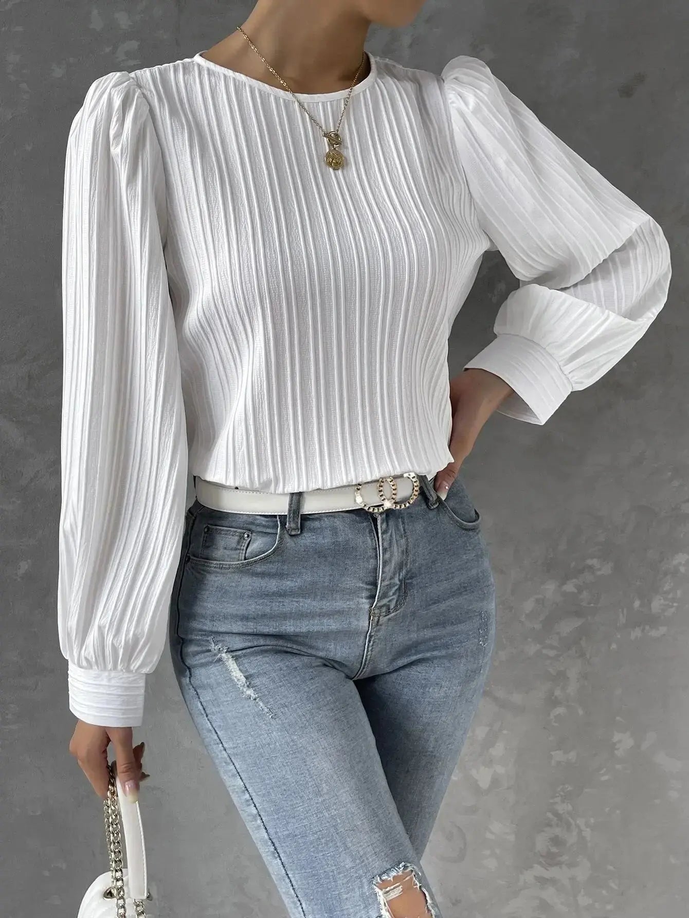 Emma™ | Zeitlose Elegante Bluse