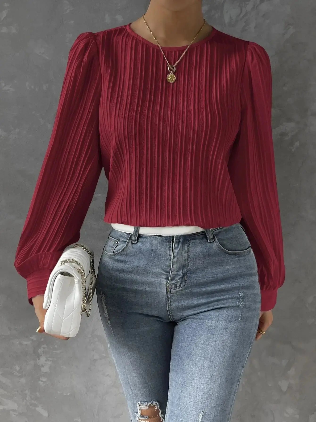 Emma™ | Zeitlose Elegante Bluse
