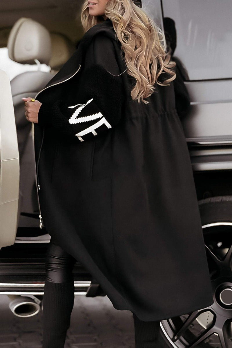 Noor™ | Wetterfeste lange Damenjacke mit Kapuze